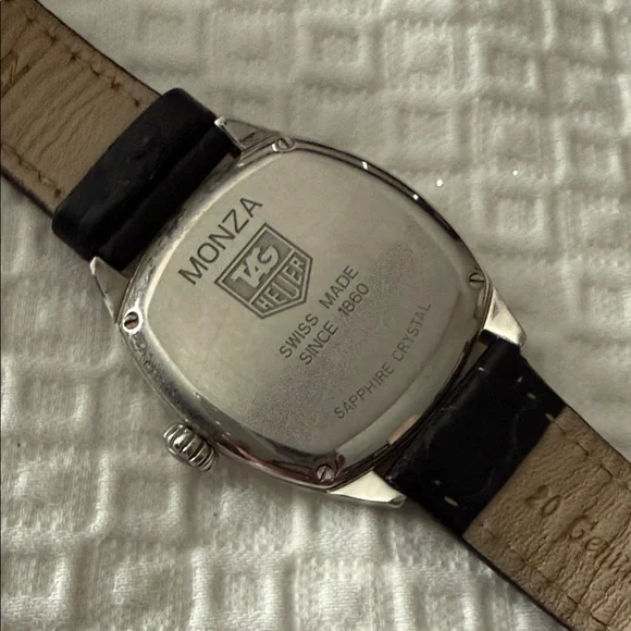 Men’s Tag Monza Watch with Leather Strap - Picture 3 of 6